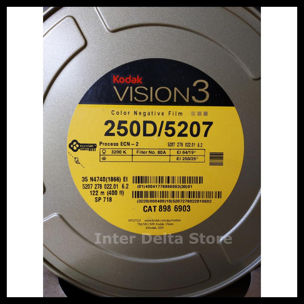 {BISA COD} KODAK VISION3/FILM 250D/5207COLOR NEGATIVE FILM/ ROLL FILM CAT 8986903 PROMO SPECIAL Kode