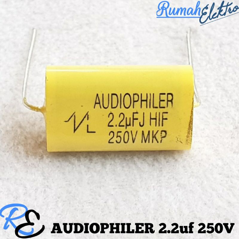 CAP AUDIOPHILER MKP 2.2UF 250V Tahanan Tweeter