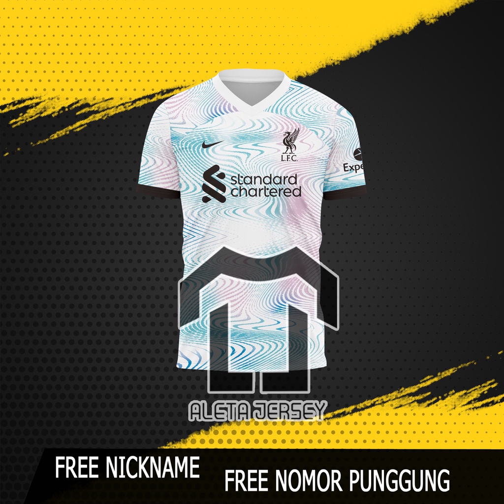 Jersey Liverpool Away 2022 2023 free nickname