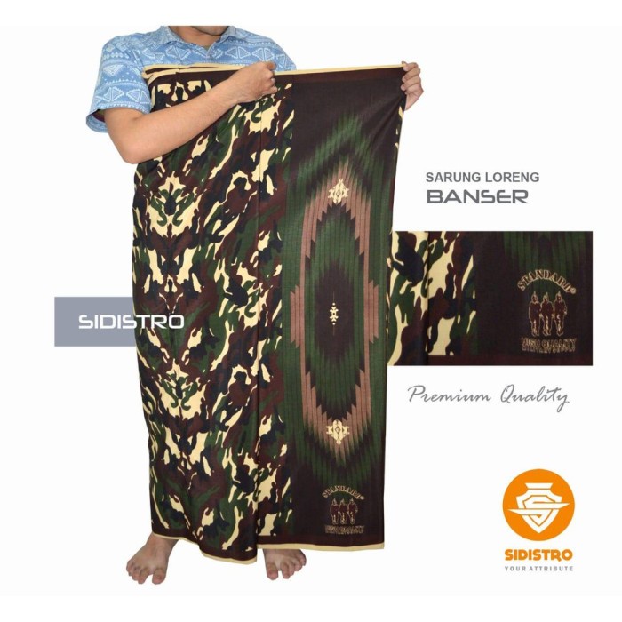 sarung-celana- drs - cod bayar di tempat sarung loreng banser premium quality series -celana-sarung