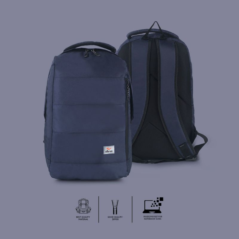 5 Warna - Tas Backpack Pria Terbaru | Tas Ransel Laptop Notebook 14 inc | Tas Kantor Kerja Original