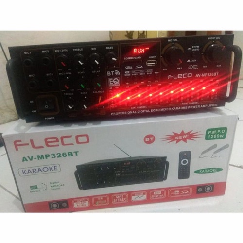 TERBARU DAN TERMURAH Sunbuck Audio Original Fleco AV-MP326BT - Amplifier Bluetooth USB/SD/FM/MP3- FLECO TERABU - AUDIO POWER AMPLIFIER-BISA COD KEMANA SAJA | FMS