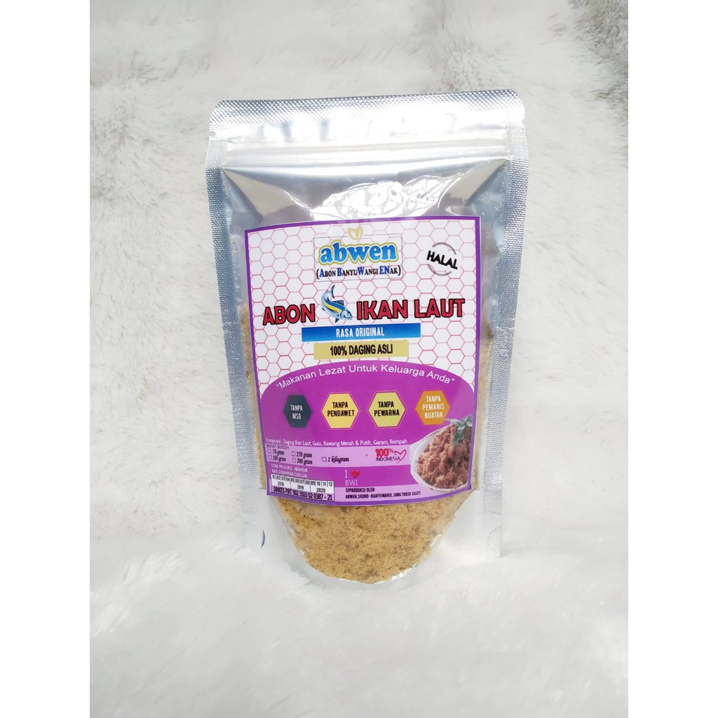 Abwen Abon Ikan Laut Tuna Cakalang Pedas Manis 100gr | Shopee Indonesia