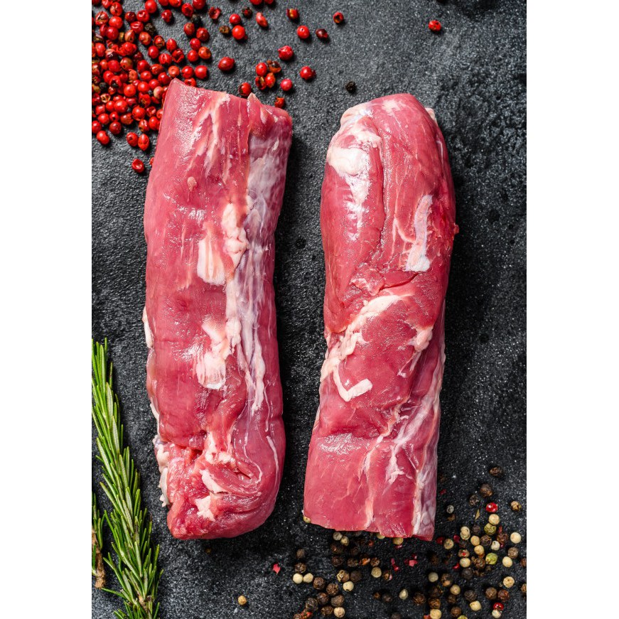 

Daging Babi Has Dalam / Pork Tenderloin / Daging Lulur Babi / Pork Fillet - Fresh 1000 gram