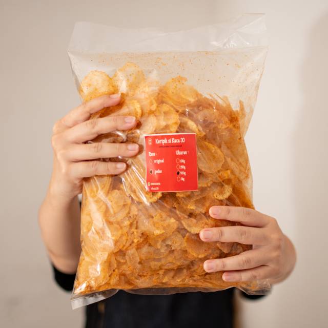 

Keripik kaca 500 gram pedas