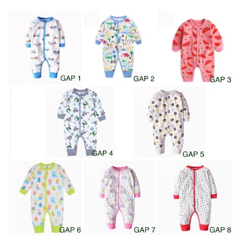 (Kiddiwear) GAP1-8 Jumper Bayi Panjang 3bulan - 2tahun / Romper Bayi