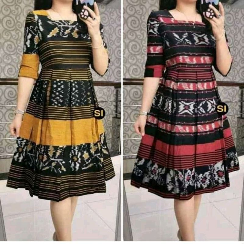 Dress Tenun Wiru
