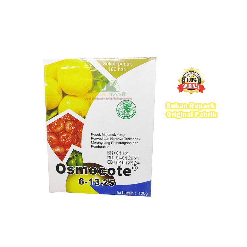 Pupuk Osmocote 6-13-25 100gram Dekastar 100gr Original Pabrik