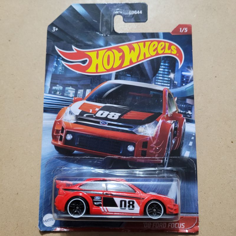 HOT WHEELS '08 FORD FOCUS [ RED BLACK WHITE ]