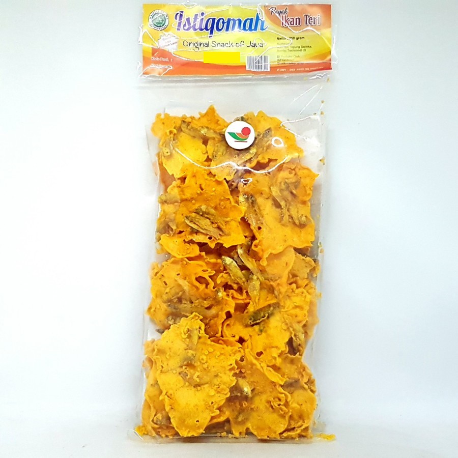 

ISTIQOMAH PEYEK IKAN TERI 250gr | MEDAN REMPEYEK HALAL MUI CRISPY ASLI