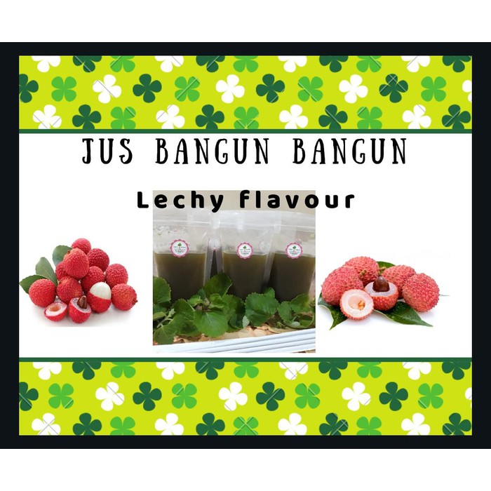 

Jus Bangun Bangun Rasa lechy ( asi booster )