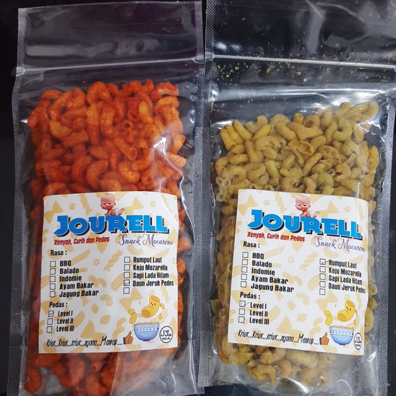 

Snack Makaroni Jourell gurih Bumbu Pasti Terasa Sedap