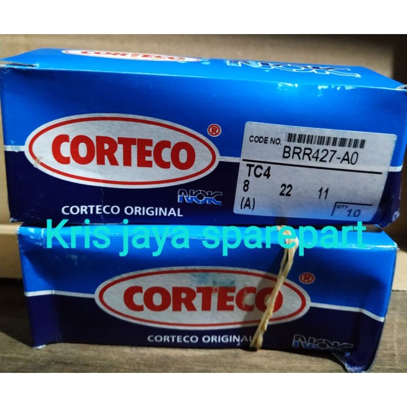 oil seal shock breaker belakang Honda win & kawasaki Kaze seri Tc4 8 22 11 merk nok & tto