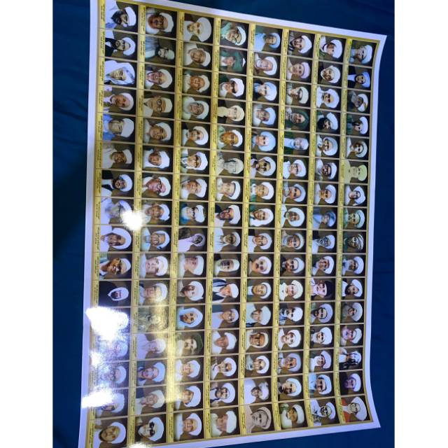 POSTER FHOTO KUMPULAN HABAIB 128 ULAMA UK 72x102 Cm JUMBO