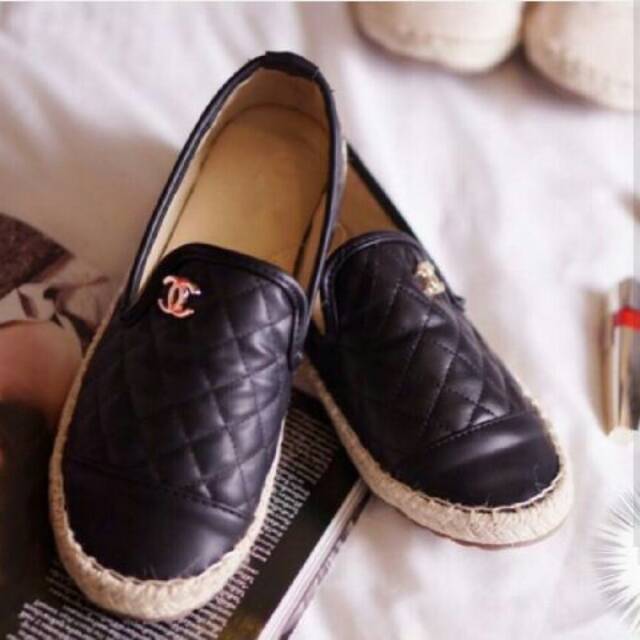 ABBUSHOES Bm 60-sepatu platshoes rajut kotak kotak wanita