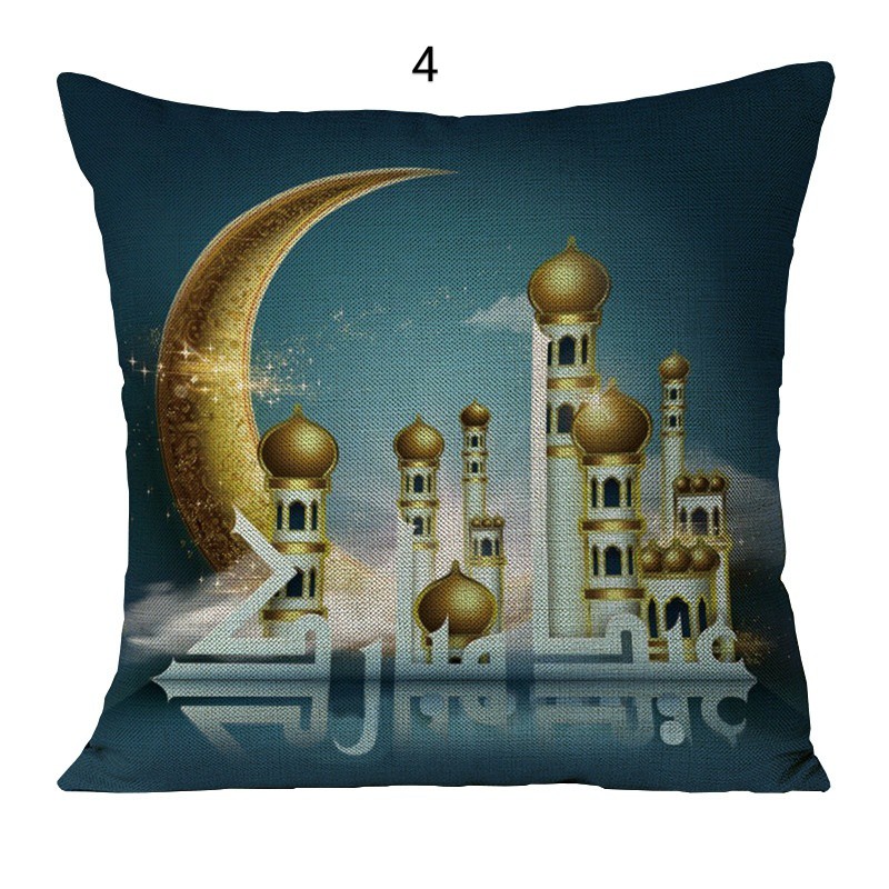 Sarung Bantal Sofa Ramadhan Muslim uk 45x45 Kwalitas Tebal