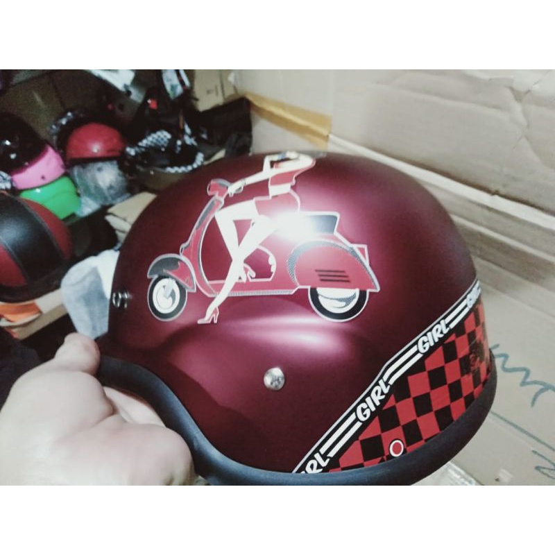 HELM BOGO MODEL BARU/BOGO SETENGAH/BOGO ORIGINAL