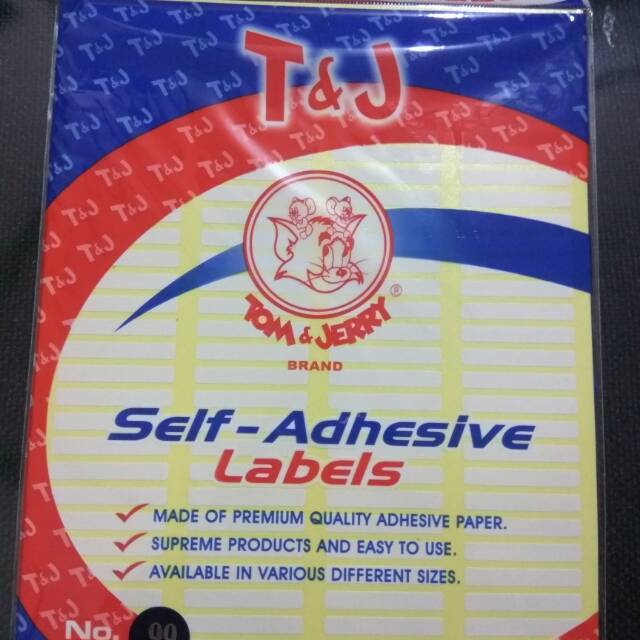 

TERMURAH !! Label Tom&Jerry 99 Self Adhesife Labels