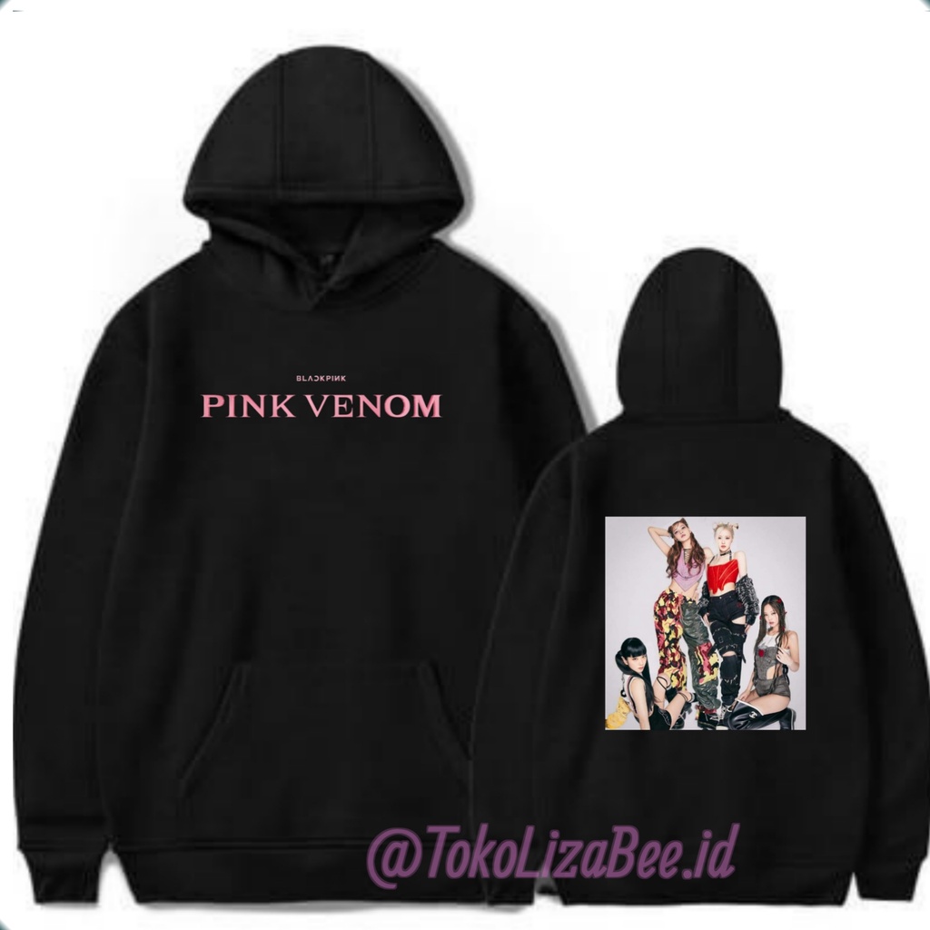 Hoodie kpop blackpink pink venom (M-3XL) oversize korean style album terbaru lisa jennie rose jisoo hodie blackpink oversize original premium anak dewasa jaket kpop korean blackpink pink venom bahan fleece tebal murah sweater kpop blackpink pink venom XXL