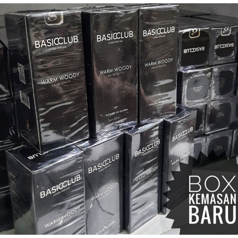 (DISTRI) NEW BASICCLUB PARFUM UNISEX BPOM botol 50 Ml NEW  AROMA PABRIK BARU