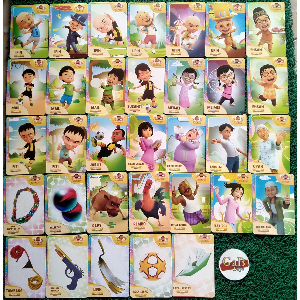 Kartu AR Choki Choki - Kompetisi Upin & Ipin - KARTU LANGKA