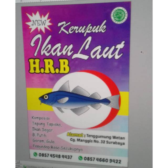 

Promo kerupuk ikan laut [178 gram ]