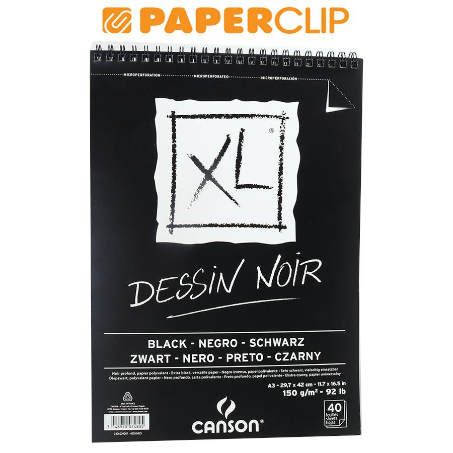 

SKETCHBOOK CANSON XL 150G A3 BLACK 400039087CN