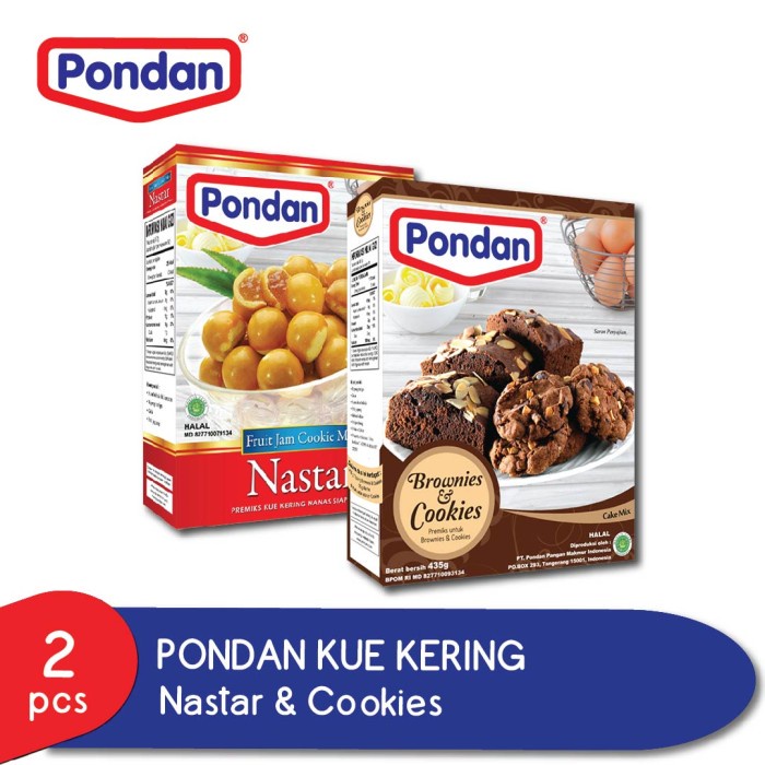 

PROMO [COD] Pondan Nastar 400g & Brownies Cookies 435g