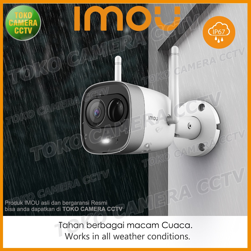 IMOU NEW BULLET 2MP CCTV WIFI KAMERA IP CAMERA WIRELESS OUTDOOR