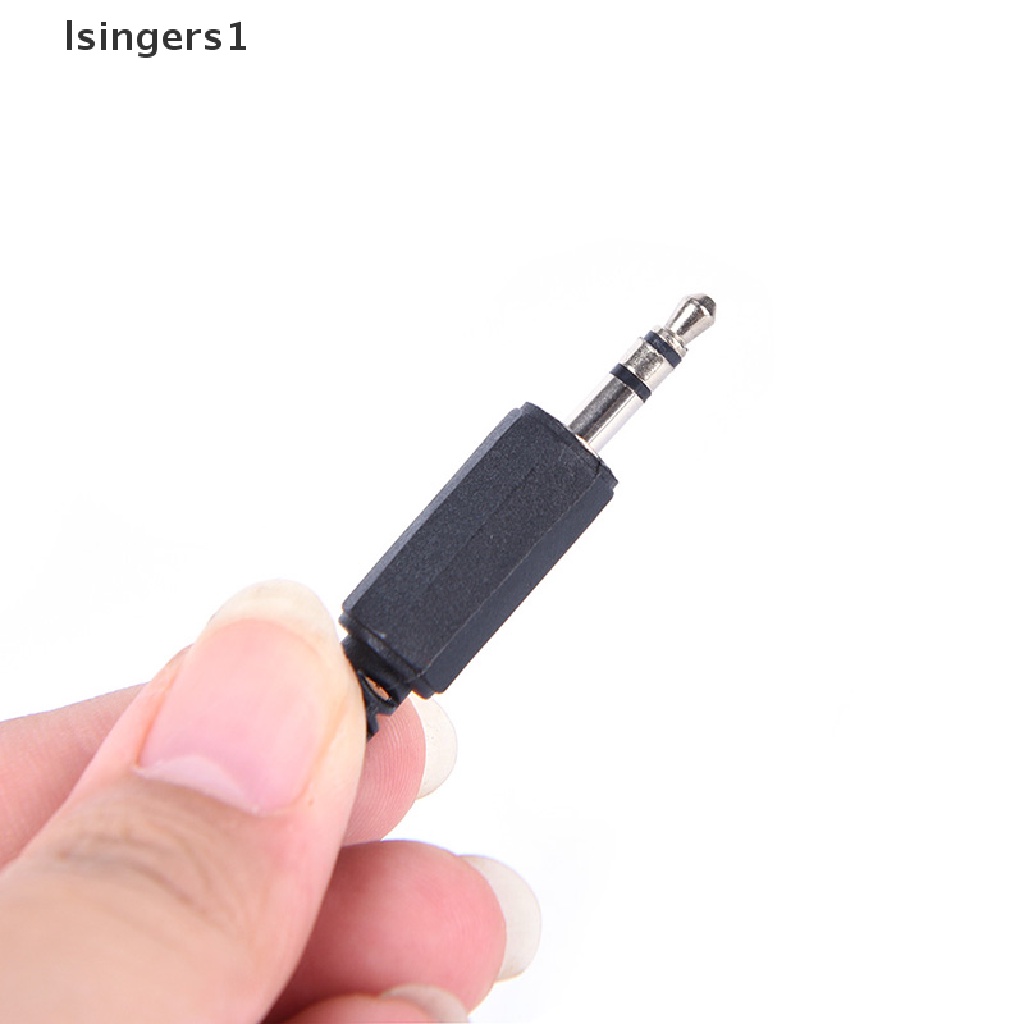 (lsingers1) 10pcs / lot adapter jack audio 3.5mm male Untuk headphone