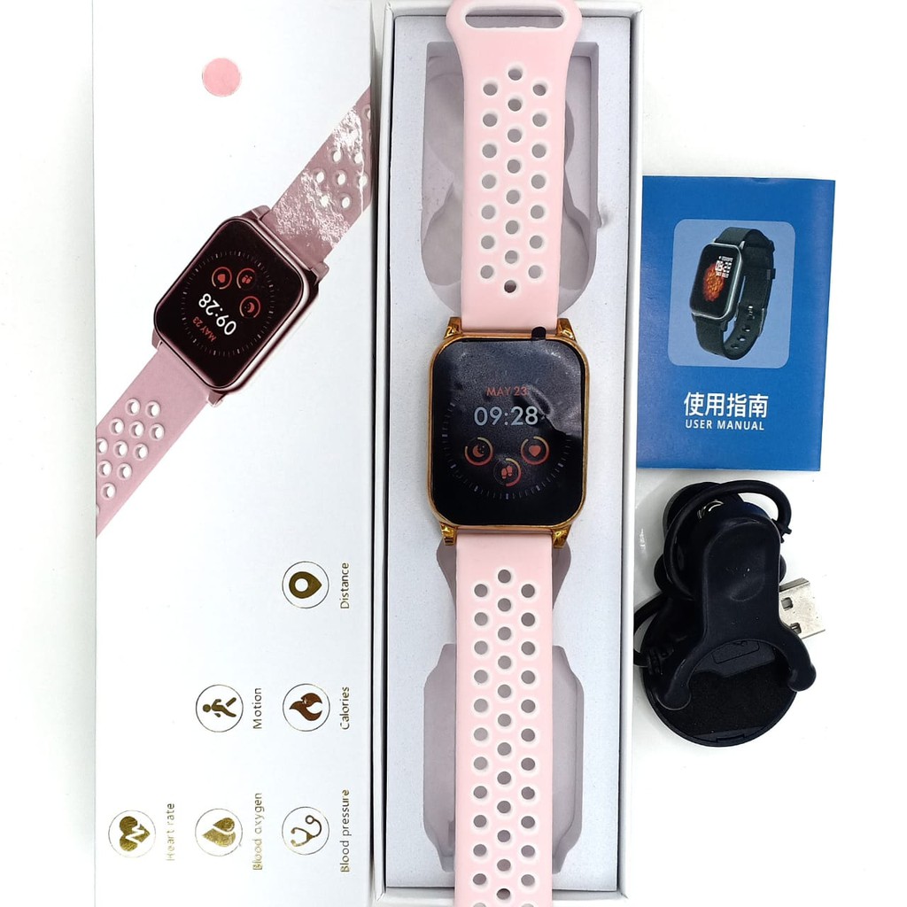 Grosiran Jam Tangan Wanita Smartwatch ZN004-YK112 Tali Rubber Include Box (COD)