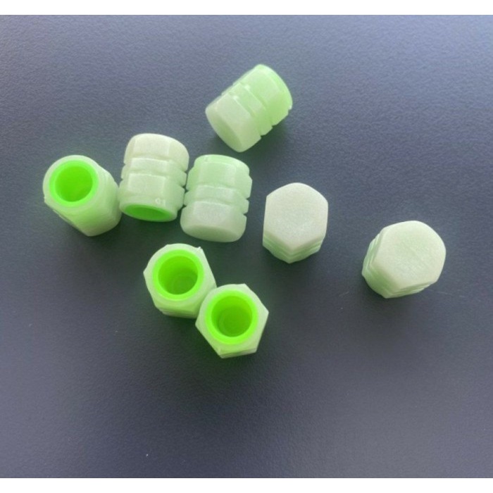 Universal Fluorescent Car Tire Valve Caps Original