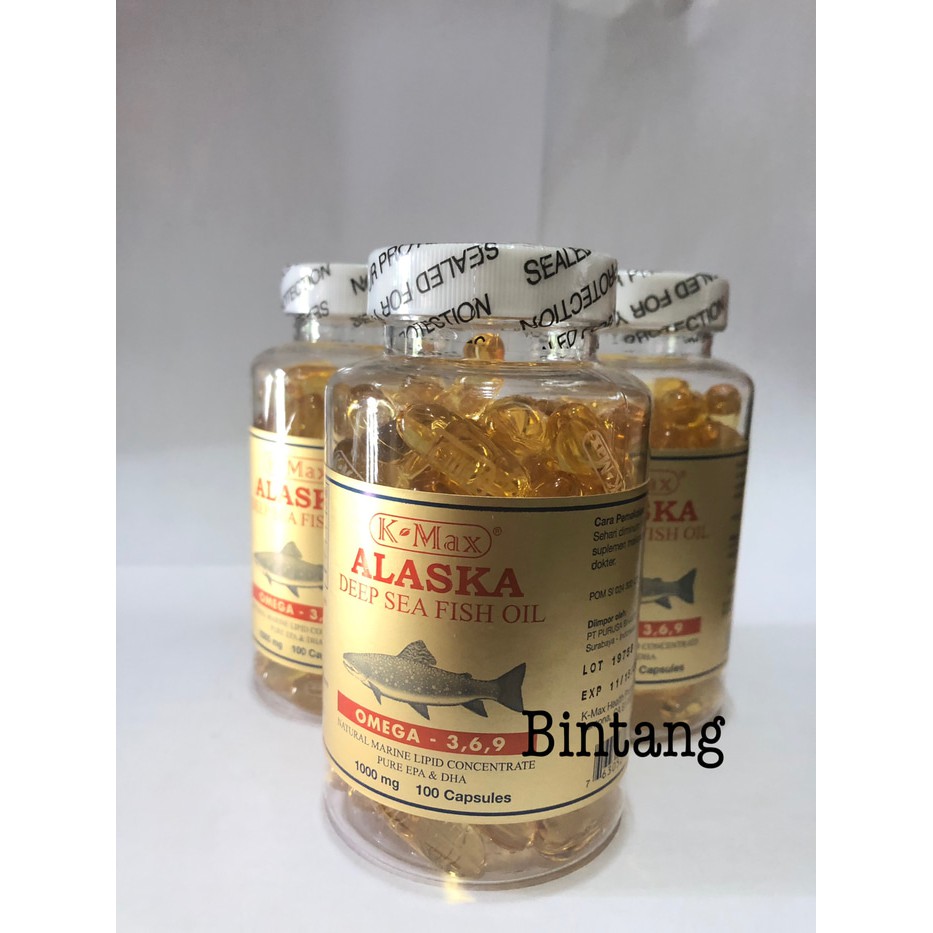 PT Purusa minyak ikan Alaska fish Oil omega 3.6.9 tutup putih omg