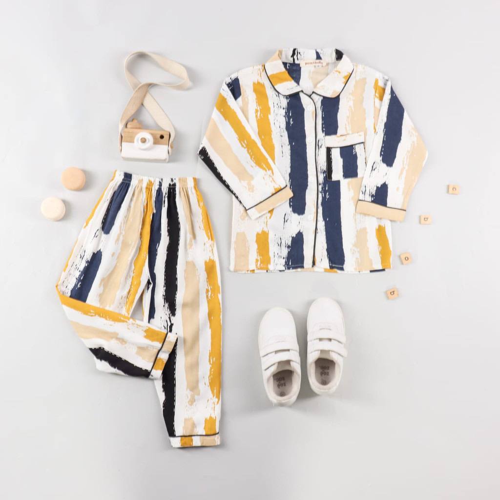 PIYAMA BAJU TIDUR KATUN RAYON VISCOSE 100% ANAK LAKI-LAKI DAN PEREMPUAN FASHION ANAK