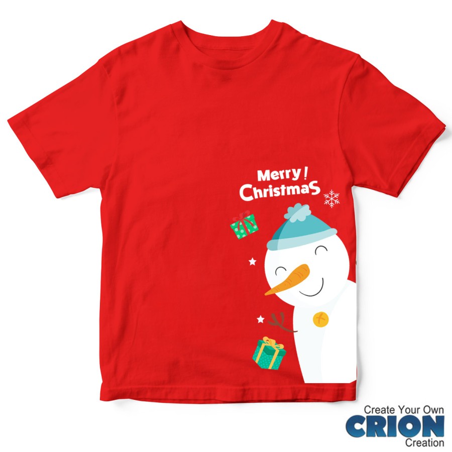 Kaos Santa Peek Series Natal Merry Christmas Hello by crion