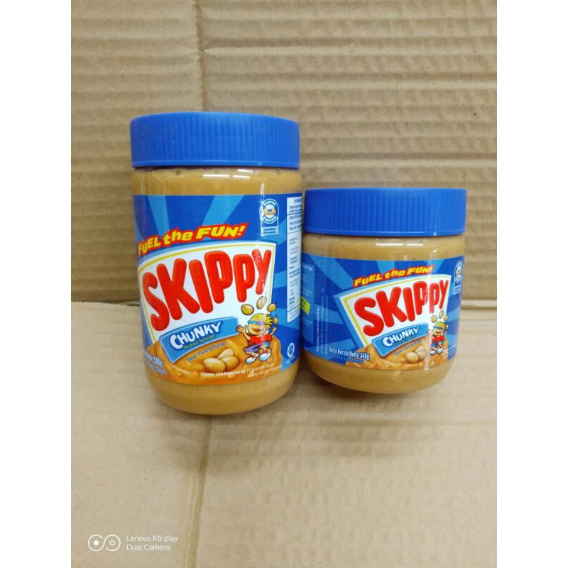 skippy selai kacang butiran 340g/500g