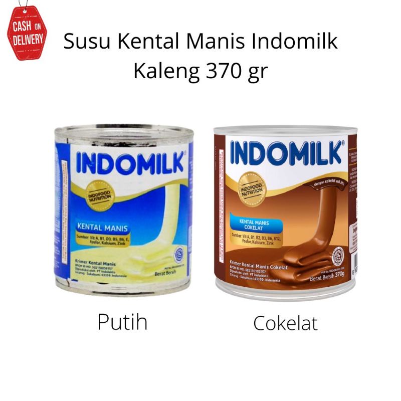 

Susu INDOMILK kaleng 370g