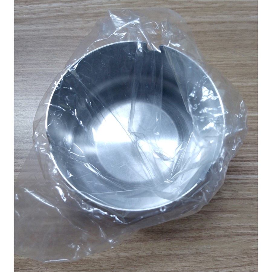 Asbak Ashtray Ash Stainless Steel - T9224 - Silver