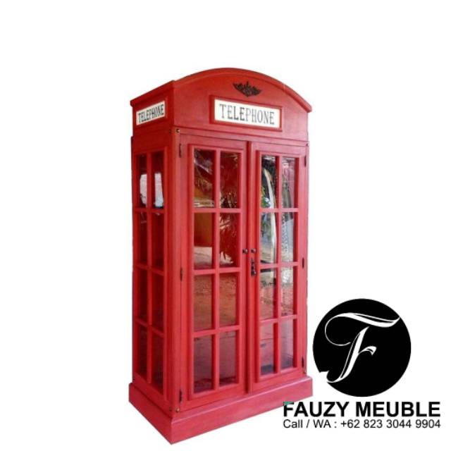 Lemari Pakaian Telephone Jepara , Almari Pakaian Minimalis Jepara , Furniture Mebel Jepara