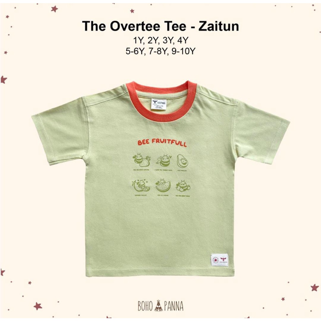 BOHOPANNA THE OVERTEE TEE / BAJU ATASANA ANAK