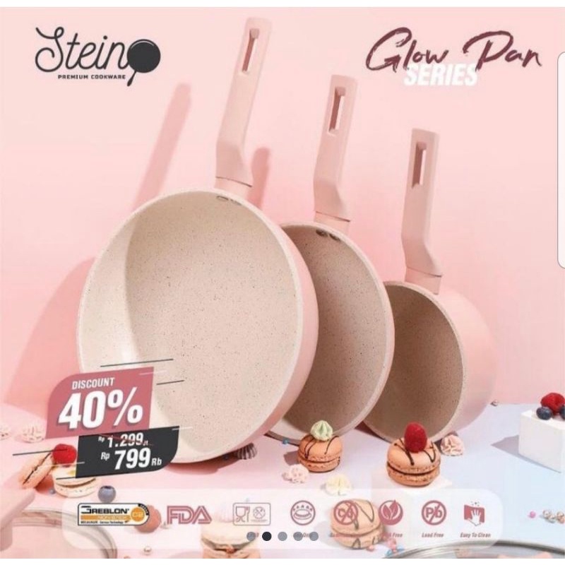 [NEW] GLOWPAN SATUAN / ECER Stein Cookware Glow Pan ORIGINAL STEINCOOKWARE