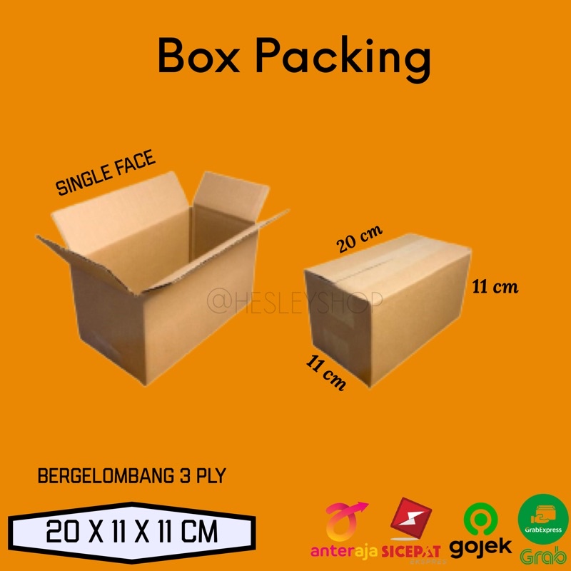 

Kardus Packing 20x11x11 cm Box packing 20x11x11cm Min order 10 pcs
