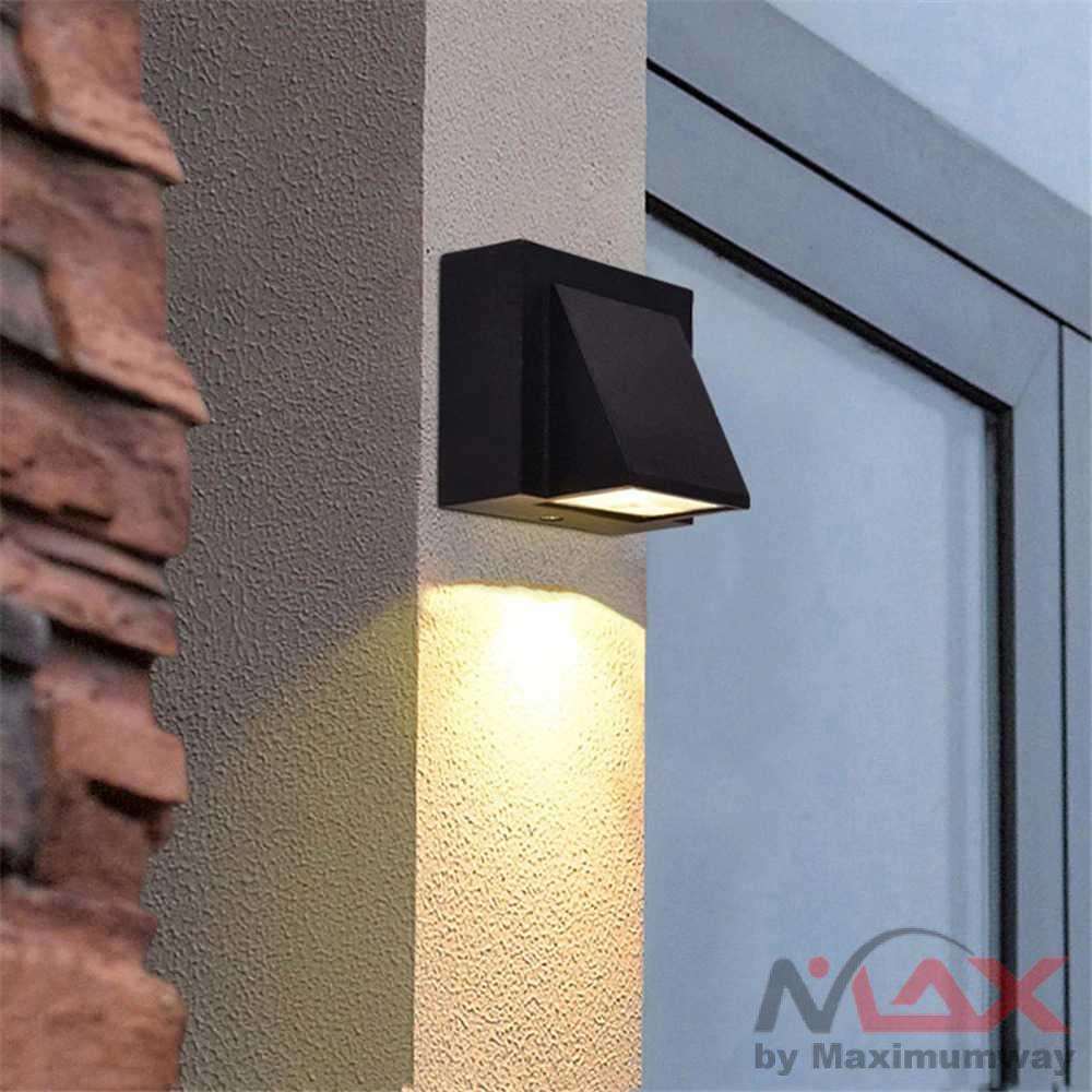 Lampu Dinding Modern Minimalis Lampu Pagar Lampu Teras Lampu Taman 220V 3W 5W Anti Air Warm White Lampu LED carport teras anti air minimalis garasi Dekorasi Rumah Waterproof Warm White LED outdoor waterproof wall lamp Garden Porch Light Lighting Aluminum