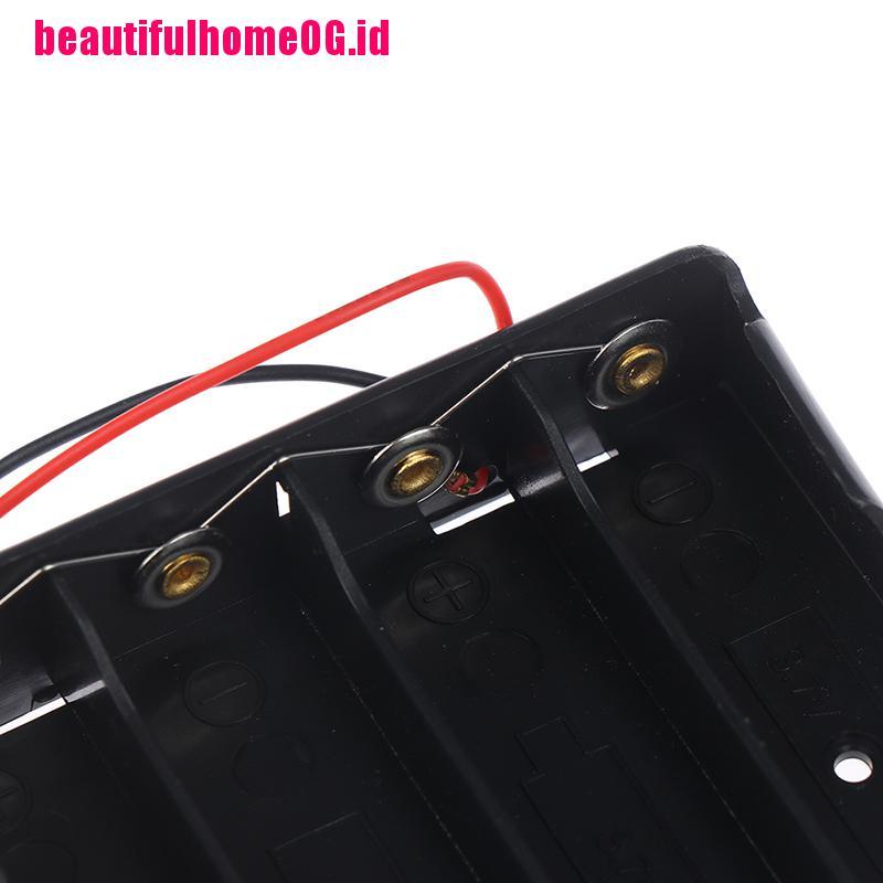 1pc Casing Holder Baterai Li-Ion Bahan Plastik Untuk 2 / 3 / 4x3.7v 18650