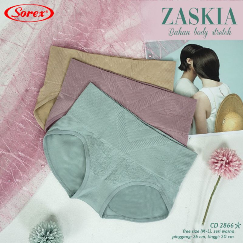 Sorex celana dalam Semi Corset Body Stretch 2866 zaskia