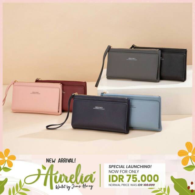 Dompet panjang AURELIA WALLET BY JIMS HONEY