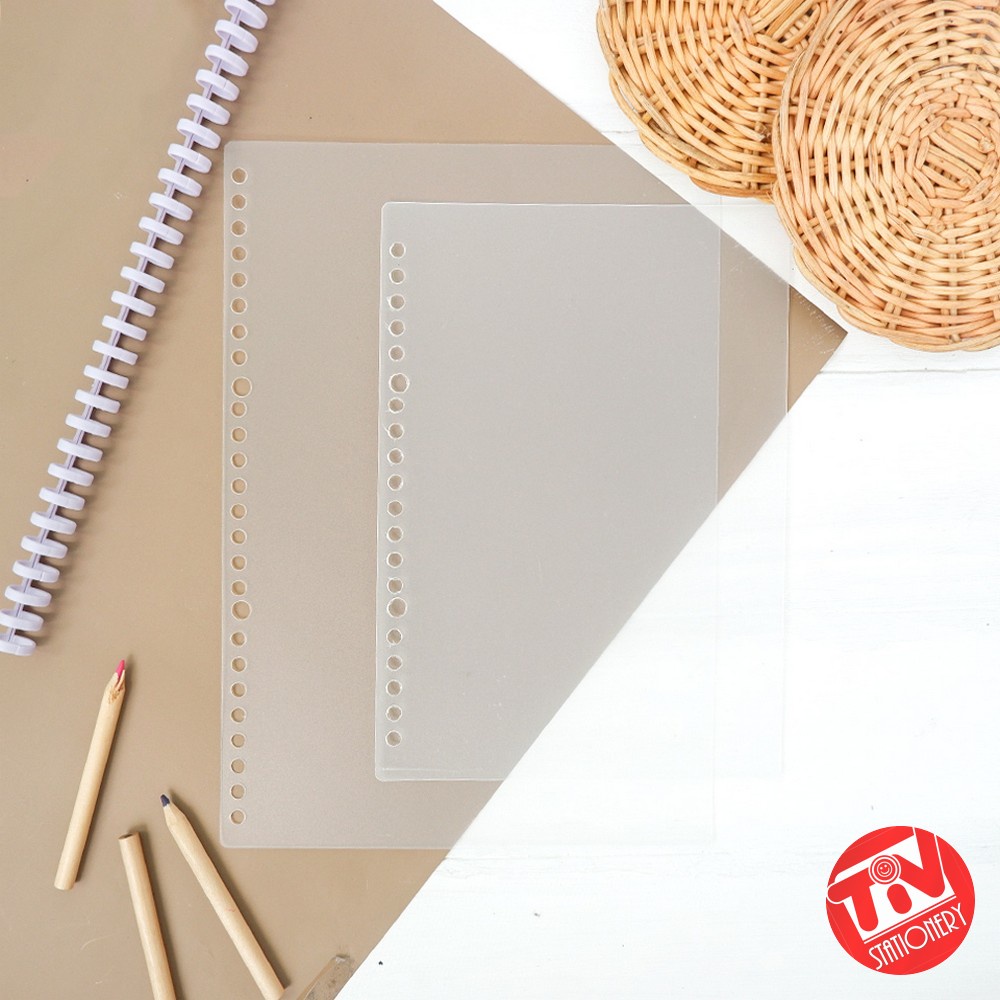 

DIY Plastic Binder Covers | Mika Film Doff B5 26 ring (isi 2 lembar)