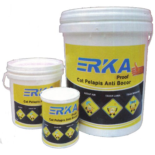 CAT WATERPROOF ERKA PROOF 5KG Pelapis Anti Bocor Terbaik