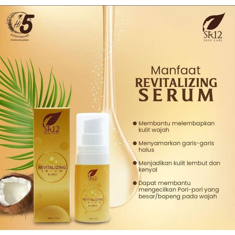 SERUM MATA PANDA - SERUM WAJAH BOPENG - REVITALIZING SERUM 15ml SR12 BPOM KULIT LEMBAB KULIT KENYAL