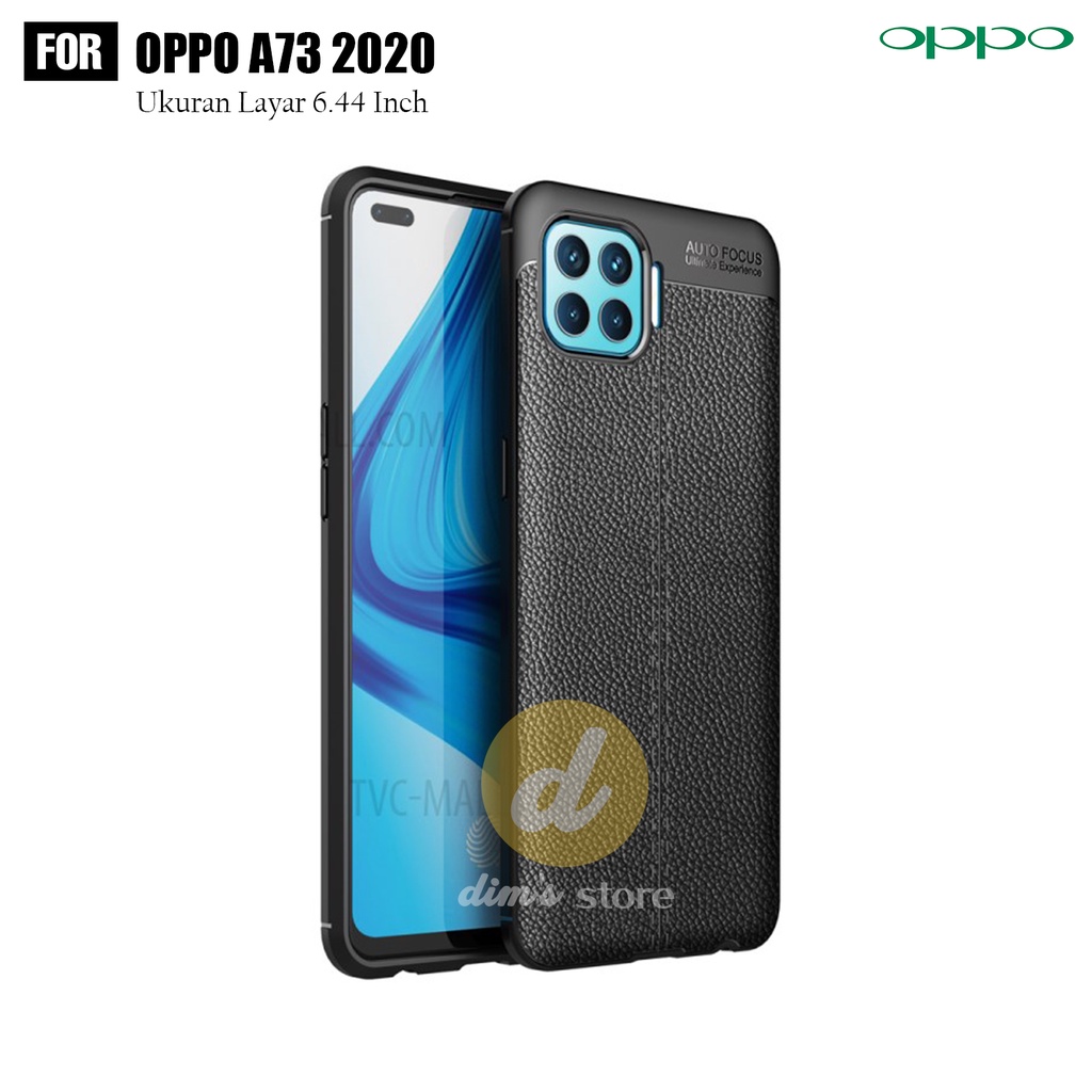 Soft Case Oppo A73 2020 Premium TPU Autofocus Leather